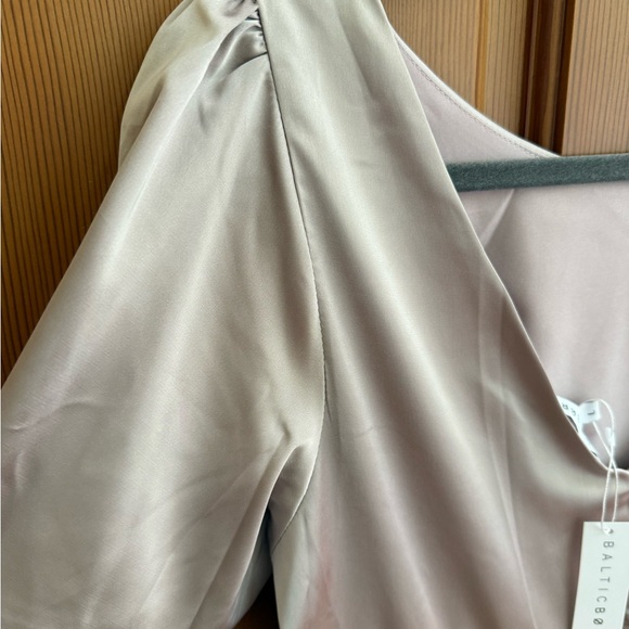 NWOT Baltic Born Dreya Satin Orchid Midi Dress - Picture 5 of 5